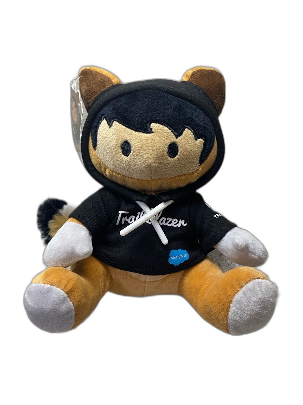 Salesforce Trailblazer Astro Mascot Plush Teddy Toy in Black and Tan